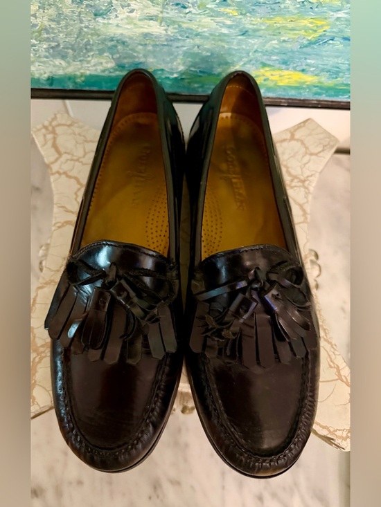 Cole Haan Other - Cole Haan Black Leather Tassel Kiltie Loafers